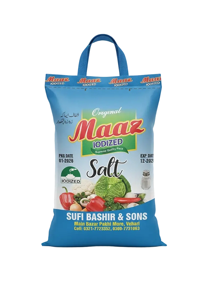 Maaz Iodized Salt - 5 KG Supreme Quality Pack