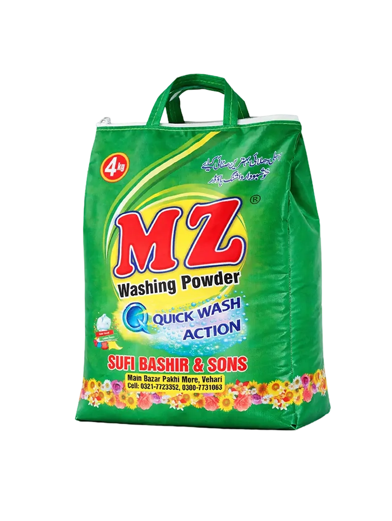 MZ Washing Powder - 4 KG Family Pack